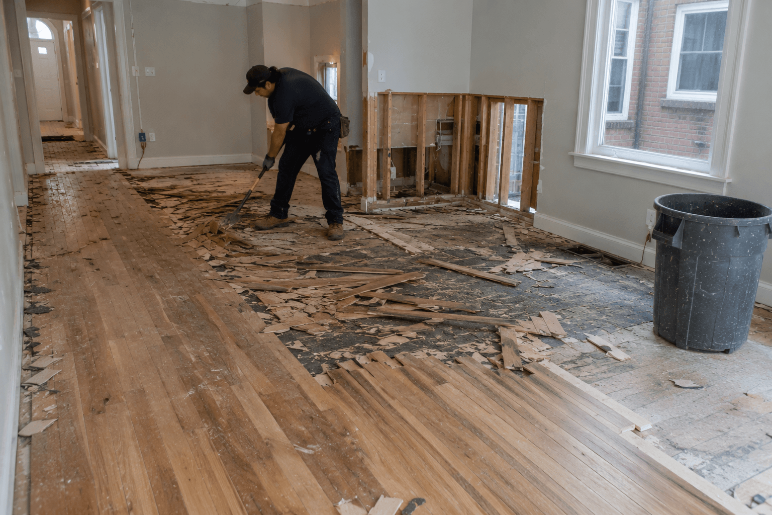 Floor removal and interior demolition in Toronto