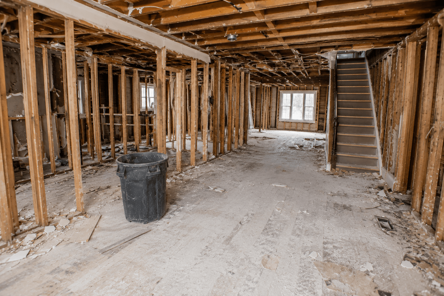 Full interior gut of a home or condo in Toronto