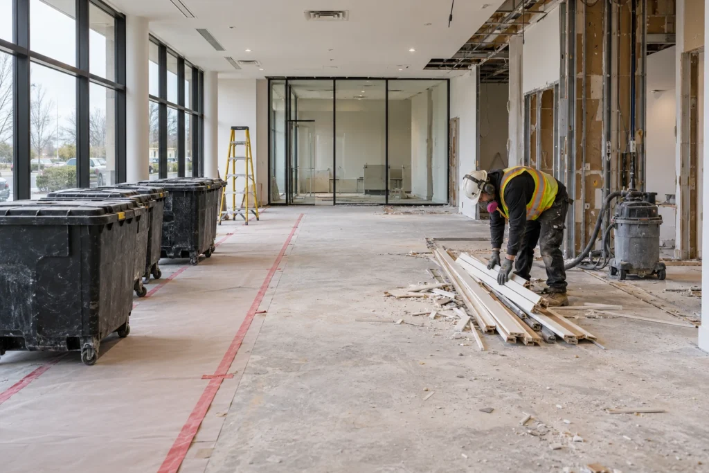 Interior strip-out in a property typical of Markham