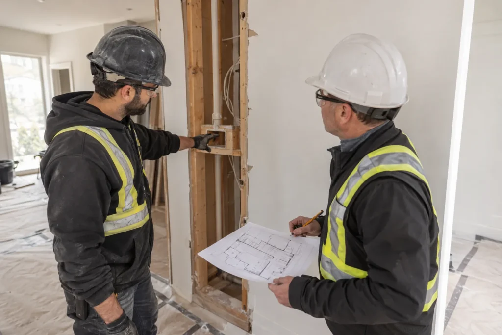 Selective interior demolition work